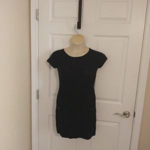 Cute small,Black sweater Dress